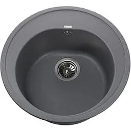 Гранітна мийка Globus Lux Martin сірий металік 510мм-А0003