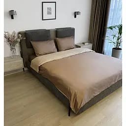 Постільна білизна Sonex Venezia двостороння сімейна шоколад/беж (SO102456)