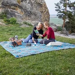 Килимок для пікніка Uquip Scotty XXL Petrol/Grey (DAS303240) - мініатюра 12