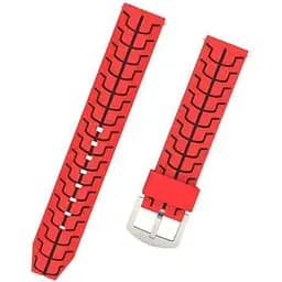 Силиконовый ремешок Primo Splint для часов Asus ZenWatch 2 (WI501Q) Red-Black