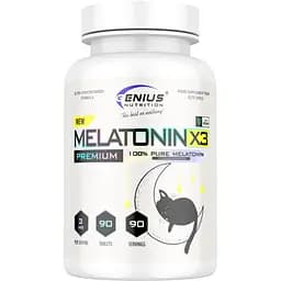 Мелатонин Genius Nutrition Melatonin-X3 90 таблеток