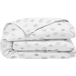 Підковдра полуторна Cosas Grey Crown 160х220 см (CrownGWhite_160q)