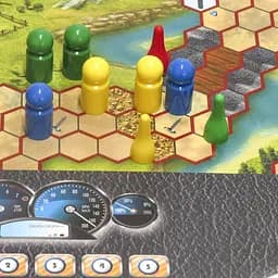 Настільна гра Artos Games Ралі 4 ігрові планшети 4 фішки автомобілів (0857) - мініатюра 4