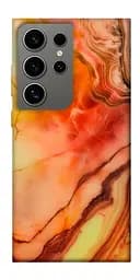 Чохол Demsky Червоний корал мармур для Samsung Galaxy S24 Ultra