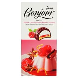Десерт Konti Bonjour зі смаком Паннакотта та малина, 232 г (878496)