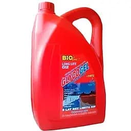 Антифриз концентрат Bio Line Poland Glycogel G12 -80°C 5 л червоний