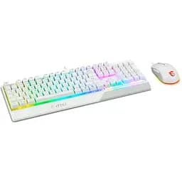 Комплект клавіатура + миша MSI Vigor GK30 Combo UA White [S11-04UA302-CLA] [122965] - мініатюра 3