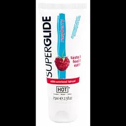 Їстівний лубрикант на водній основі Superglide Raspberry, 75 мл