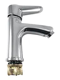 Смеситель для умывальника однорычажныйгайка Ø35 Wezer 1/10 PUD1-045 Хром