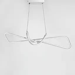 Сучасна біла люстра AVIZE у корпусі 100 см | Арт. H35L-1000 WT | Line F