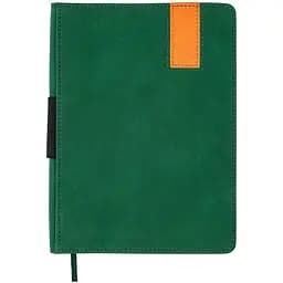 Щоденник недатований Buromax Verona A5 штучна шкіра/поролон 336 сторінок зелений (BM.20150-04)