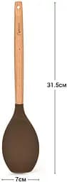 Ложка сервірувальна (кухарська) Fissman 31.5х7х2 см kuh0009710 - мініатюра 2