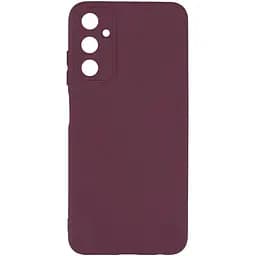 Чохол Silicone Cover з рамкою камери Samsung Galaxy A05s Maroon