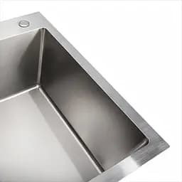 Кухонна мийка Platinum Handmade HSB з нержавіючої сталі 3 мм прямокутна 70x50x23 см (SP000037022) - мініатюра 4