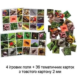 Настільна гра супер ЛОТО "Комахи" 81947, 36 карток - мініатюра 2