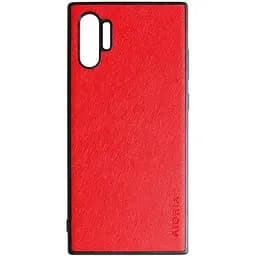 Чохол Aioria Cross Pattern Case для Samsung Galaxy Note 10+ Red