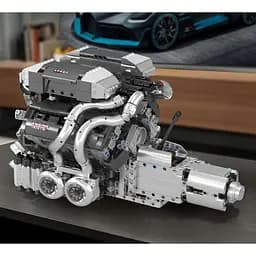 Конструктор Mould King Mking Двигун і коробка передач BGT Supercar W16 (10201) [161094] - мініатюра 5