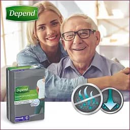 Поглинаюча спідня білизна Depend для чоловіків, L/XL, 9 шт. - мініатюра 5