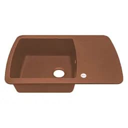 Кухонна мийка Adamant OPTIMAKS terra-cotta 775x495x200 мм, з крилом 77,5 см - мініатюра 2
