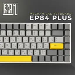 Клавіатура Epomaker EP84 Wisteria Linear White механічна бездротова (EP84-W-WL) - мініатюра 6
