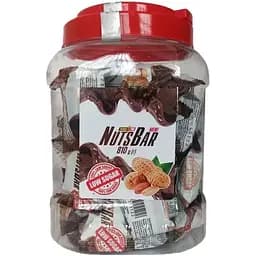 Батончик Power Pro Nuts Bar Mini Low Sugar Арахис с карамелью 810 г