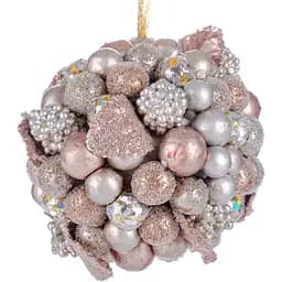 Елочное украшение Lefard Пуля 10 см персиковое (66-043)