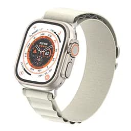 Ремінець для Apple Watch 42 (Series 11-10)/41/40/38, бежевий, Alpine Loop Alpina Band, тканинний поліестеровий ремінець для смарт-годин, дихаючий, для активного відпочинку та спорту, ArmorStandart (ARM64974) - мініатюра 4