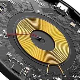 Бездротовий зарядний пристрій Baseus Simple Magnetic Чорний (WXJK-E01) - мініатюра 5