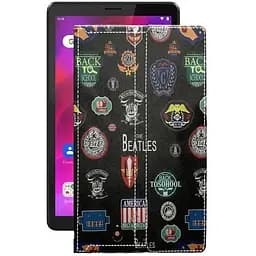 Чохол StatusCASE з екошкіри для планшету Lenovo Tab M7 (3rd Gen) Бітлз