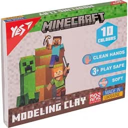 Пластилин Yes Minecraft 10 цветов 200 г (540662)