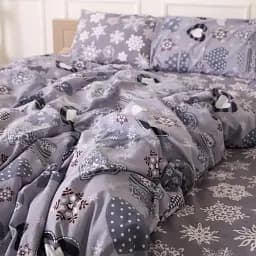 Підковдра MirSon Бязь 17-0655 Snowflake 110 x 140 см сіра (2200009610622) - мініатюра 5