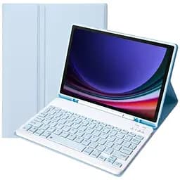 Чохол-книжка BeCover з бездротовою клавіатурою для Samsung Galaxy Tab A9 SM-X115 8.7" Light Blue (712358)
