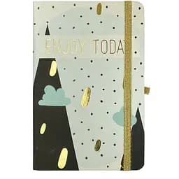 Книга записна Buromax Positivo в клітинку 207х136 мм на резинці блакитна 96 аркушів (BM.255110-14)