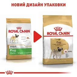 Сухий корм для дорослих собак породи Мопс Royal Canin Pug Adult, 7,5 кг (39857509) - мініатюра 2