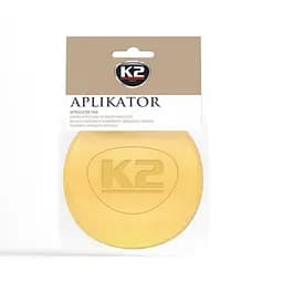 Губка-аплікатор K2 Gold Aplikator для восків та поліролів жовта ⌀ 10 см (L710)