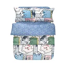 Постельное белье сатин Lotus Home - Mr. Bo полуторный