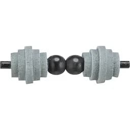 Игрушка Trixie для кошек Гантель CityStyle серо-черный 10 см