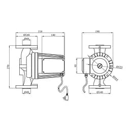 Насос циркуляційний Forwater WRS 50/1100-F (Grundfos) CV031890 - мініатюра 2