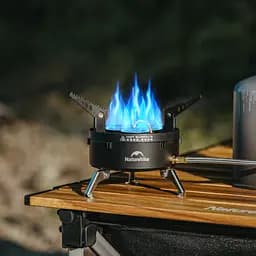 Газовий триконфорковий пальник Naturehike CNK2450CF019 - мініатюра 5