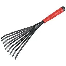 Грабли веерные Yato прорезиненная ручка стальные (YT-8869)