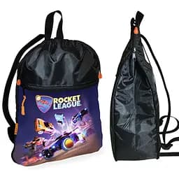 Рюкзак-мешок для школы Rocket League детская сумка для обуви и спортивной одежды (01547)