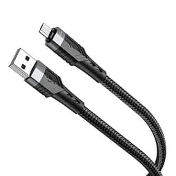 Кабель Borofone BU35 USB to MicroUSB 1,2 м черный