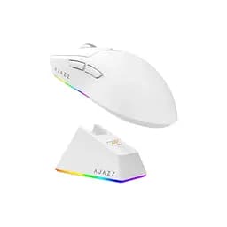 Мишка Ajazz AJ139 V2 MC Wireless/Bluetooth/USB White (AJ139-V2-MC-W) - мініатюра 2