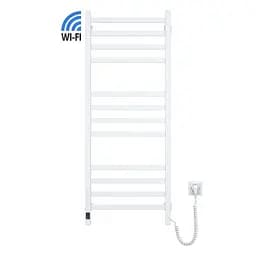 Електрична рушникосушка Navin Авангард 480x1200 Sensor з Wi-Fi, правобічна з таймером, біла 12-112033-4880, Білий, Праве, Електронний