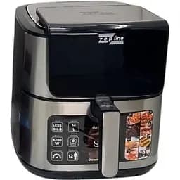 Аерофритюрниця Zepline ZP-00235 на 12л аерогриль з сенсорним керуванням на 2 ТЕНа 4200Вт Чорний