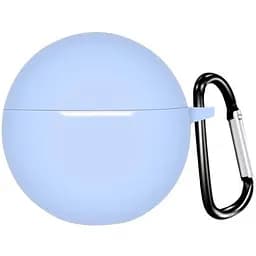 Чехол-накладка DK для Oppo Enco Buds 2 W14 | Silicone Candy Friendly с карабином (016044) (lilac)