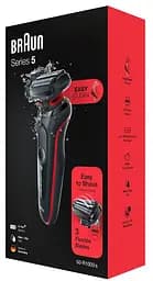 Електробритва Braun Series 5 51-R1000s Black/Red - мініатюра 2