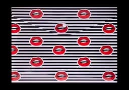 Папка на кнопці Buromax Lips, А4, синій з червоним (BM.3955-05)