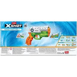 Водний бластер Zuru X-Shot Fast Fill Nano Double Pack набір (56334R) - мініатюра 5