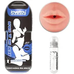 Мастурбатор Lovetoy Sex In A Can Mouth Lotus Tunnel тілесний